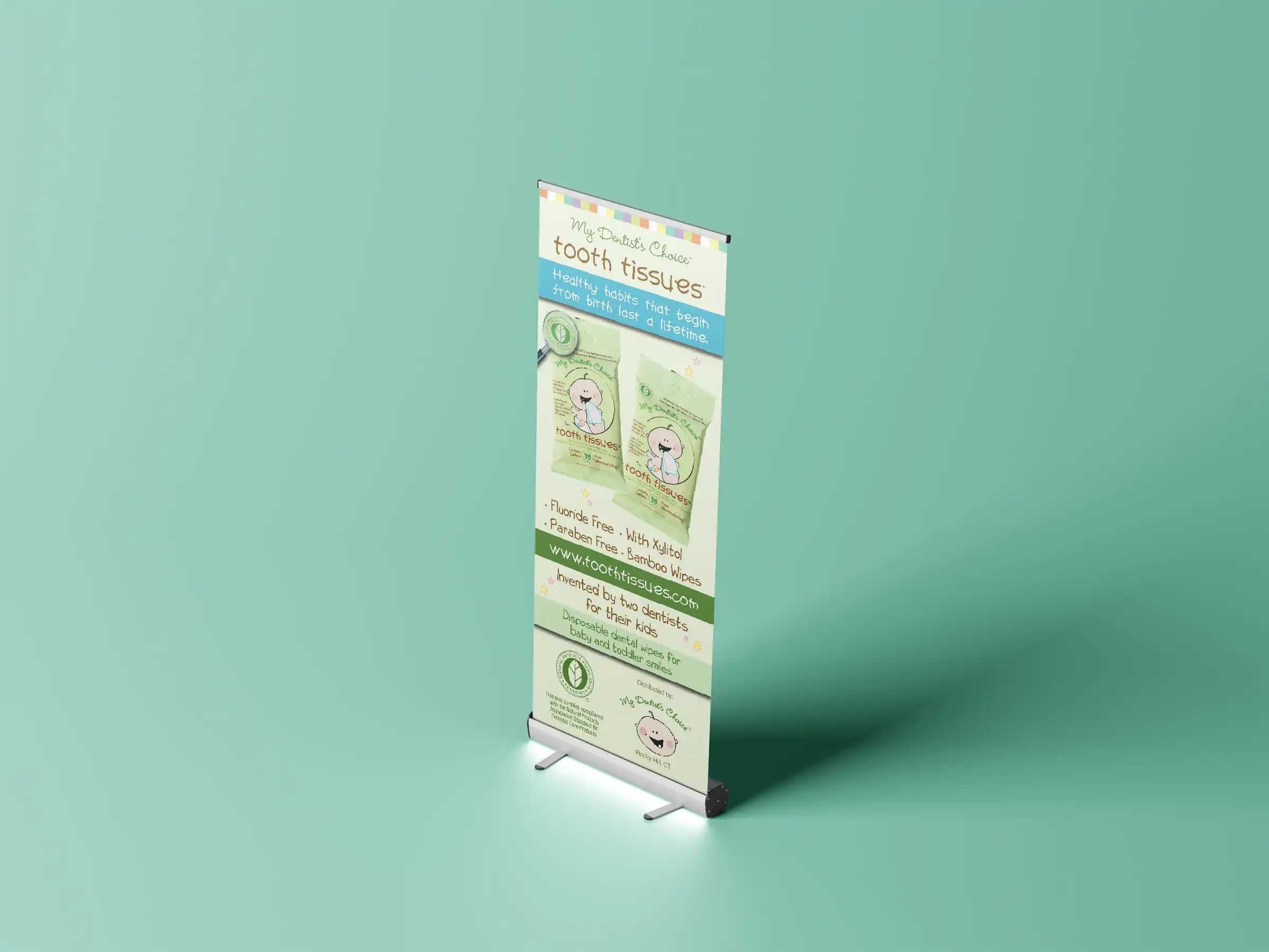 tooth tissues banner stand 1